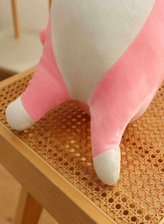 Rexinc Long Pink Cat Plush Pillow Toy Sleeping Pillow Cute Cartoon Cat Stuffed Animals Soft Long Body Pillow Gift for Kids(19.68in) - Image 3